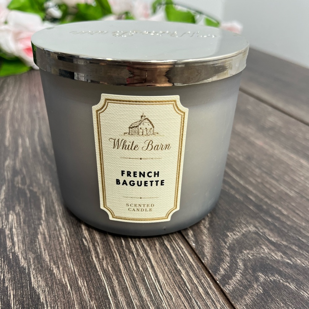 French Baguette Bath & Bodyworks 3 Wick Candle